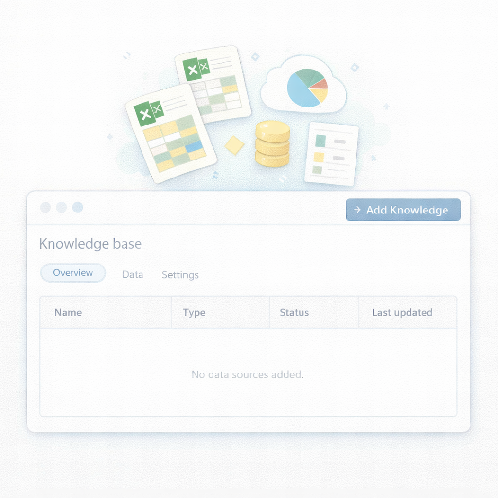 Click Add Knowledge