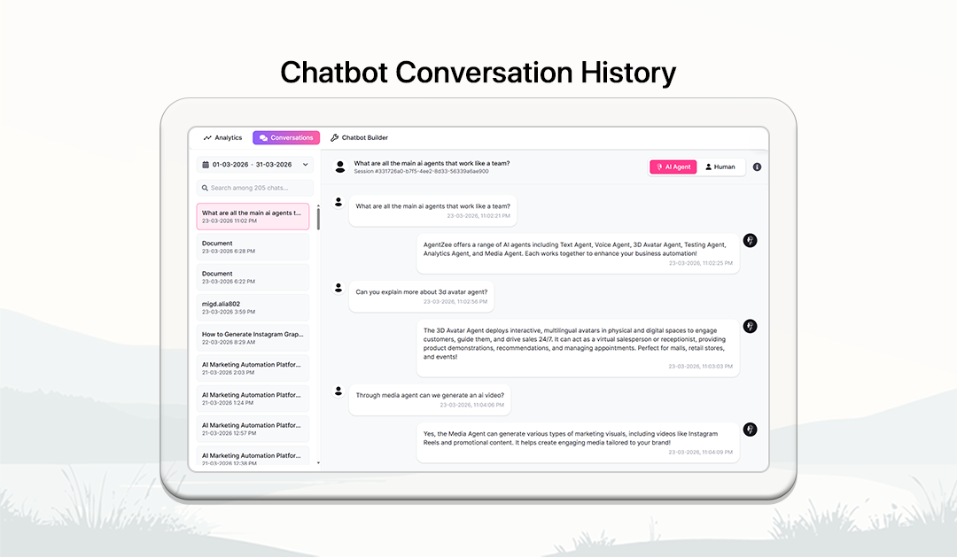 Chatbot conversations