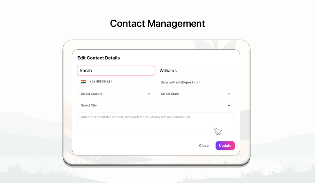 Contact Management