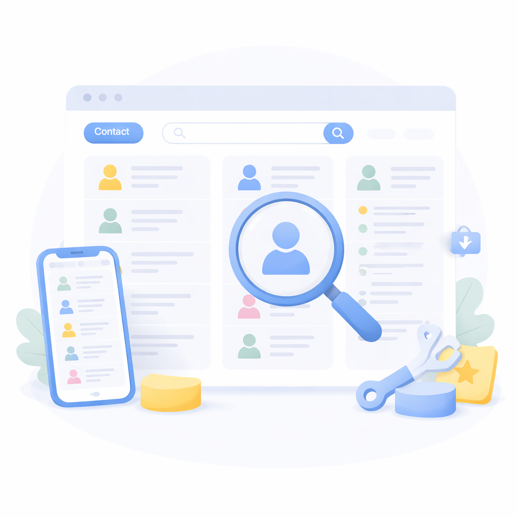 Search and Manage Contacts Search and Manage Contacts