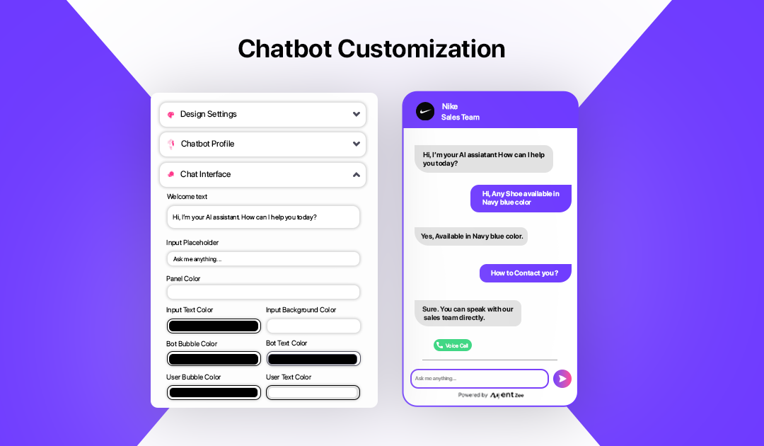 Chatbot customization