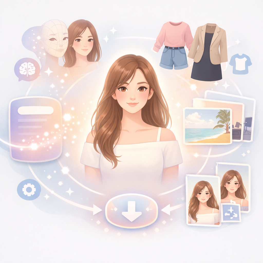 Create powerful visuals with AI influencers