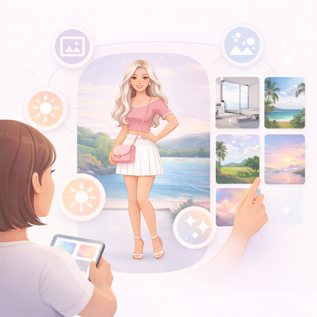 Choose background