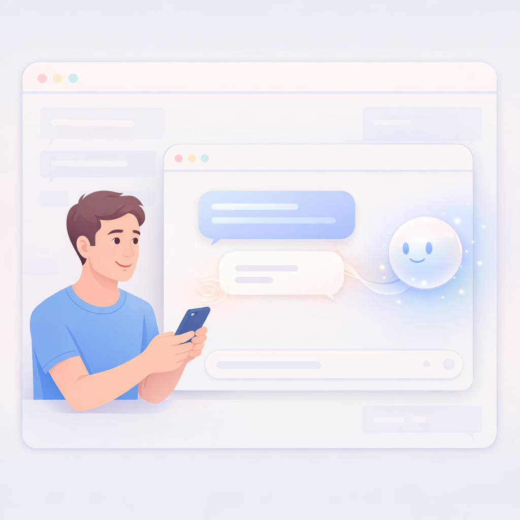 Customer starts conversation