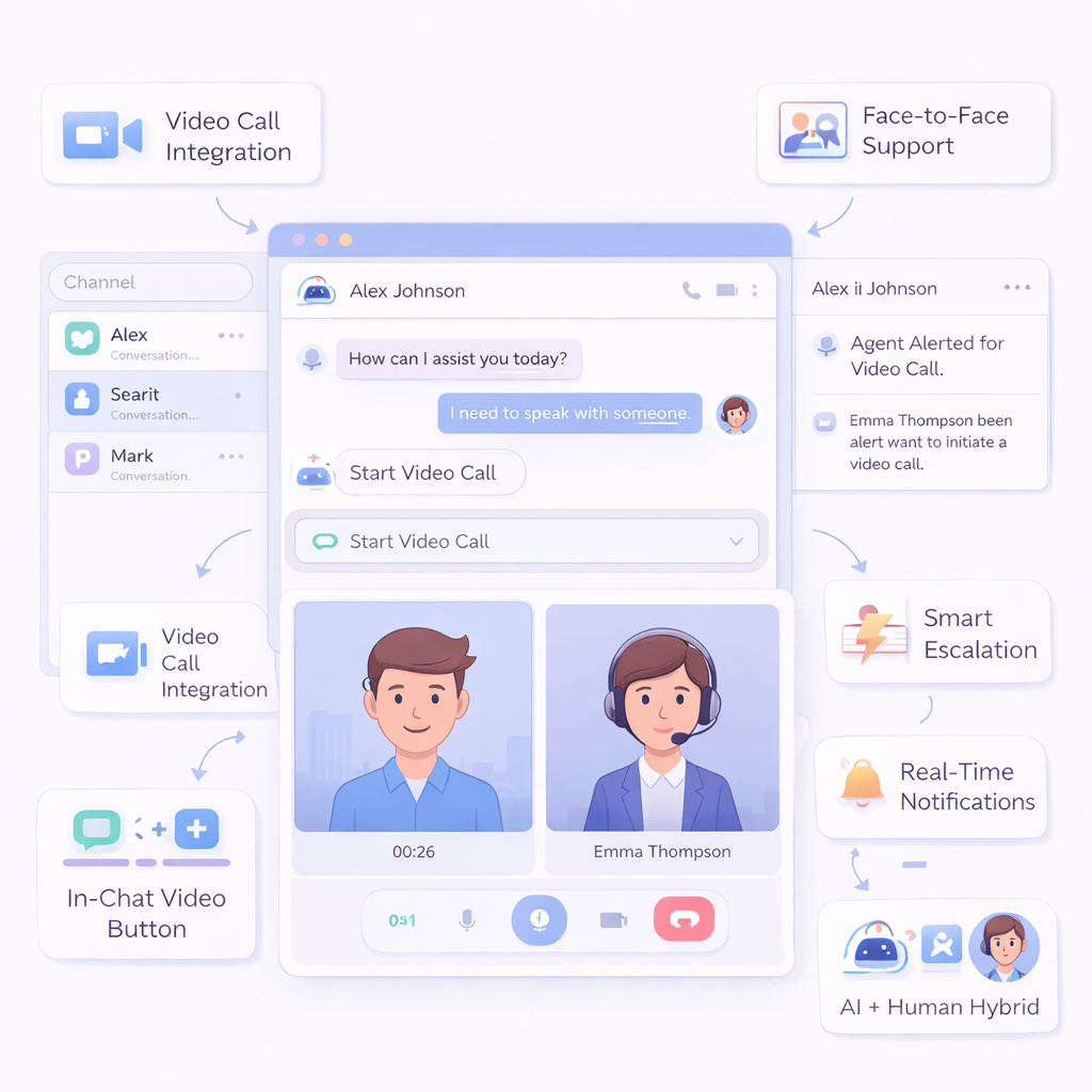Deliver premium support with video interactions