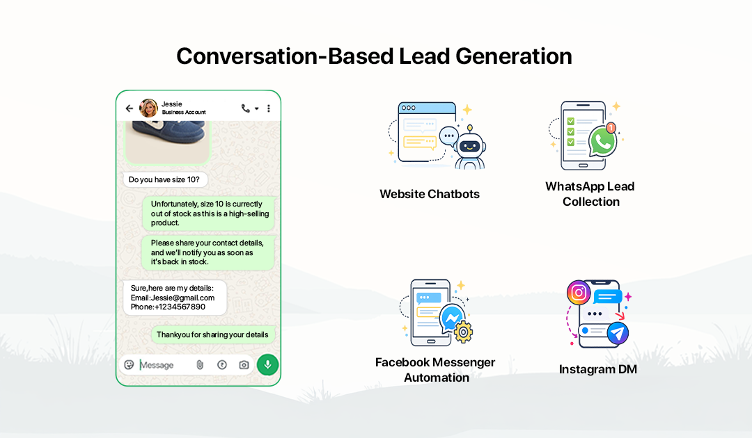 Lead Generation Conversational Lead Capture