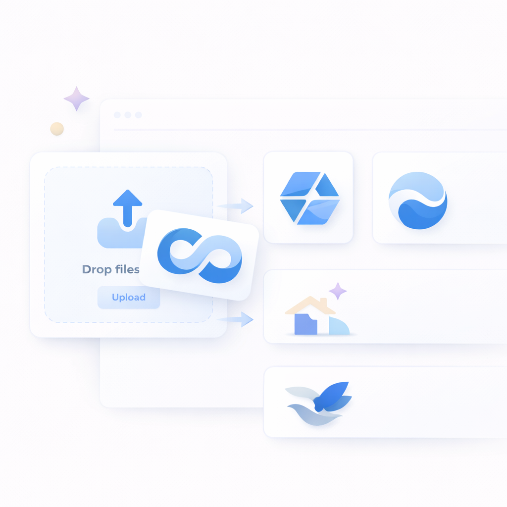 Upload and preview assets